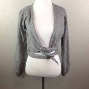skylar+madison Tops - Crop top sweater with wrap waist skylar+madison Tops - Crop top sweater with wrap waist